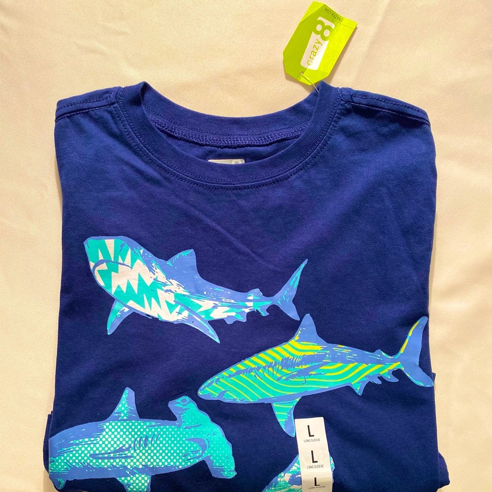Shark Long sleeves Tshirt